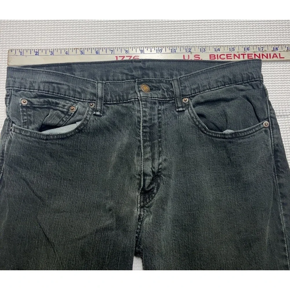 Levi’s 511 Men’s 34x34 Black Wash Denim Slim Fit Straight Leg